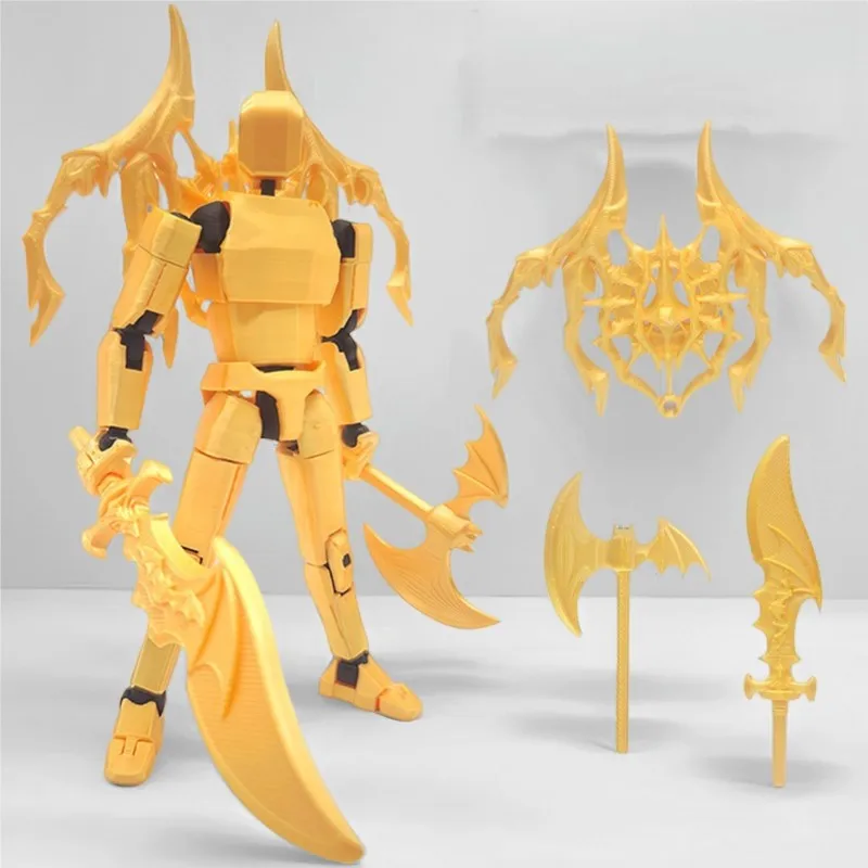 

3D Printed P13 Lucky 13 Articulated Action Figure Dummy Character Toy Mechanical Stress Relief Figure Toy Action Figure For Gift