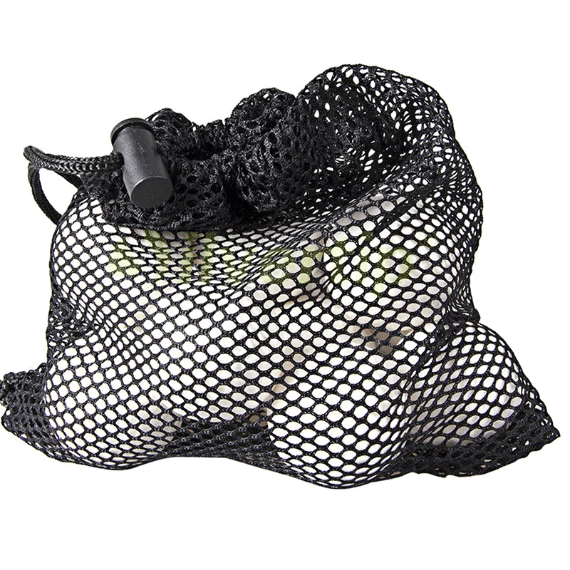 

(SH）Hot 1Pc Portable Golf Ball Bags Holder Mesh Pouch Storage For Outdoor Training