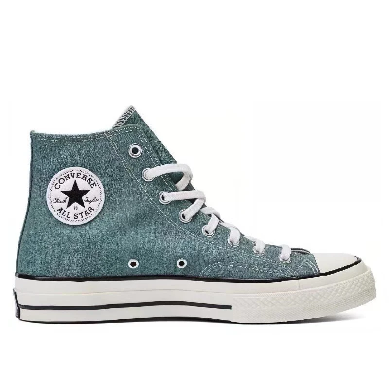 Converse Chuck 70 codzienne, wszechstronne, odporne na zużycie, lekkie, wysokie płócienne buty dla mężczyzn i kobiet w kolorze niebieskim