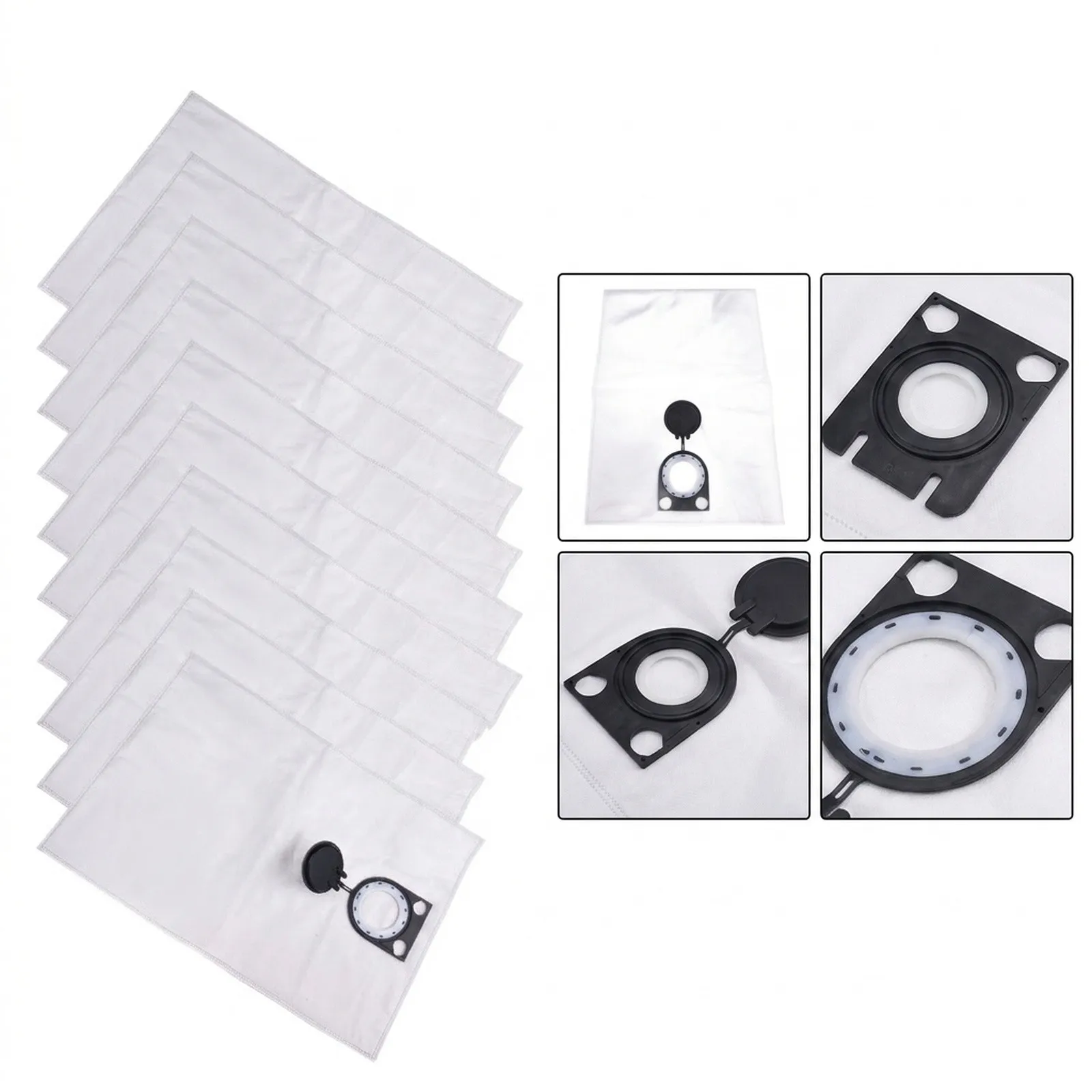 GAS 15 Dust Bags Vacuum Cleaner Bags Home Cleaning Easy Installation Effective Dust Removal Easy Install Vacuum Bags Appliance