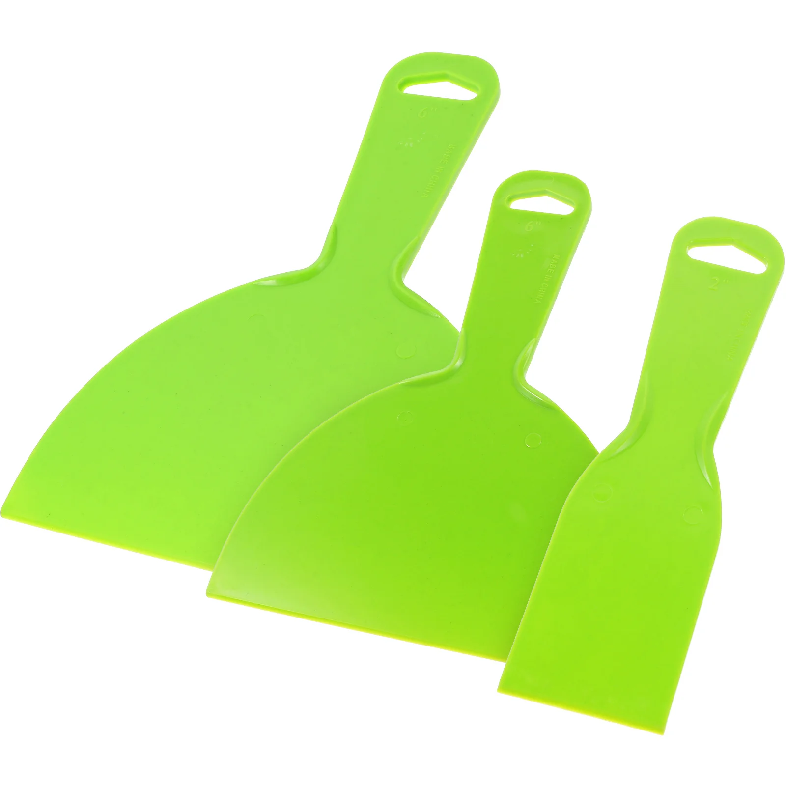 

3PCS Multifunctional Hot Bed Scrapper Ergonomic 3D Printing Tool 3D Printer Accessories (Light Green)