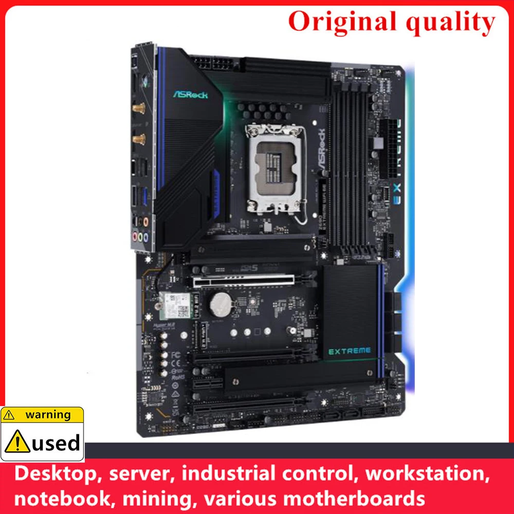 Placa base para ASROCK Z690 Extreme WiFi 6E, LGA 1700, DDR4, 128GB, ATX, para Intel Z690, M.2, NVME, SATA III