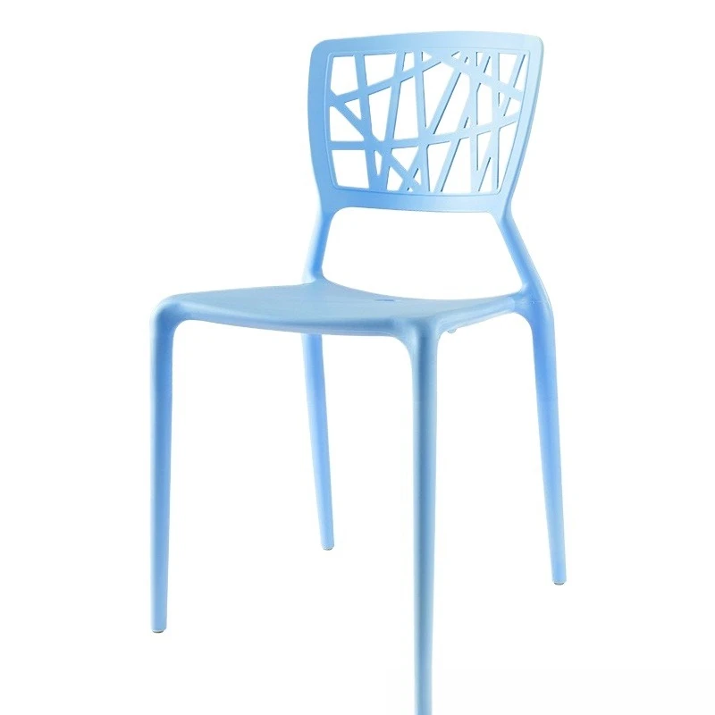 

Backrest hollow chair, Nordic simplicity, modern household plastic dining chair outdoor, leisure chair