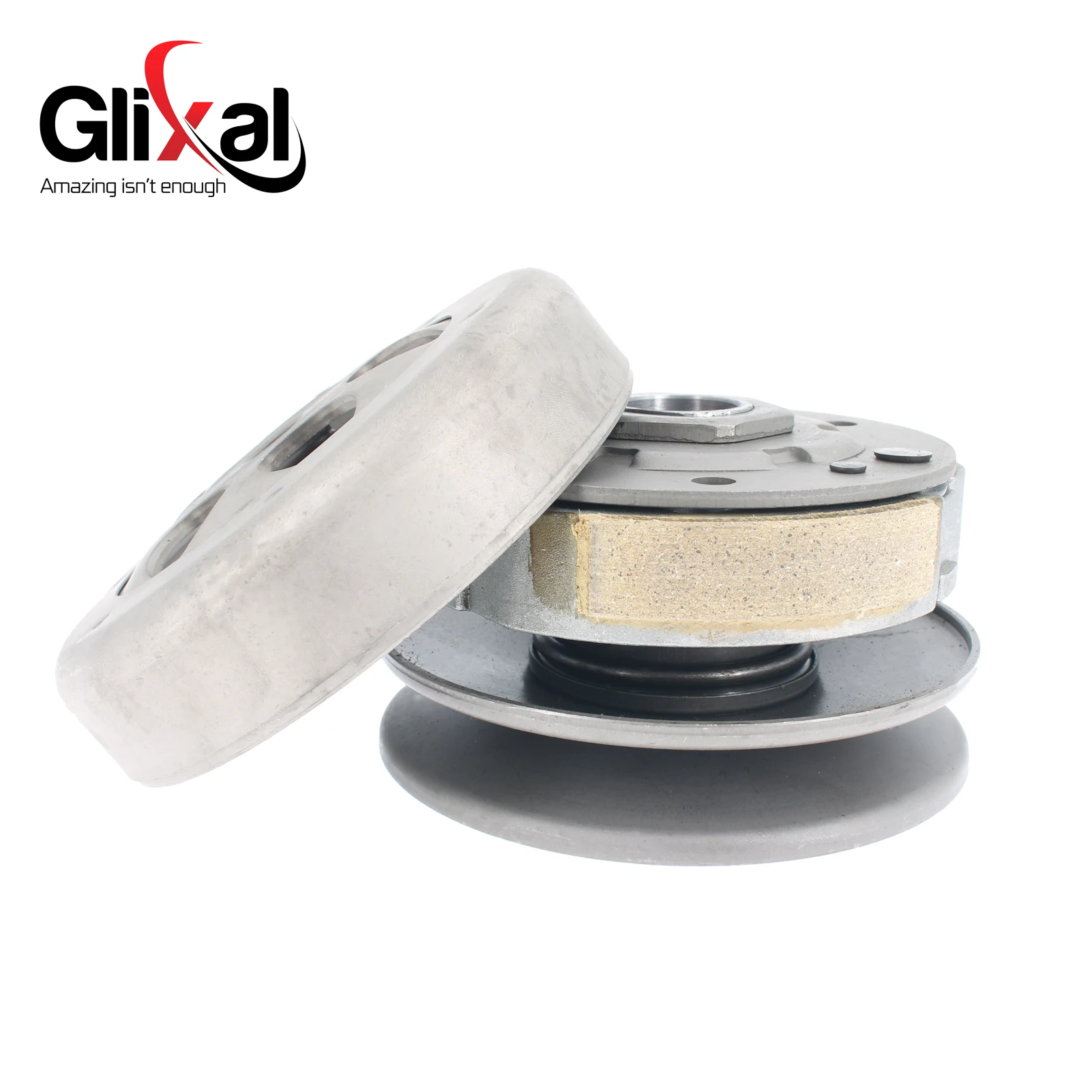 Glixal Jog 90 osi 90 zespół sprzęgło z dzwonkiem dla 1PE40QMB 1E40QMA 1E5 0QMF skuter motorower 2-skok Minarelli silnika (3 klocki sprzęgła)