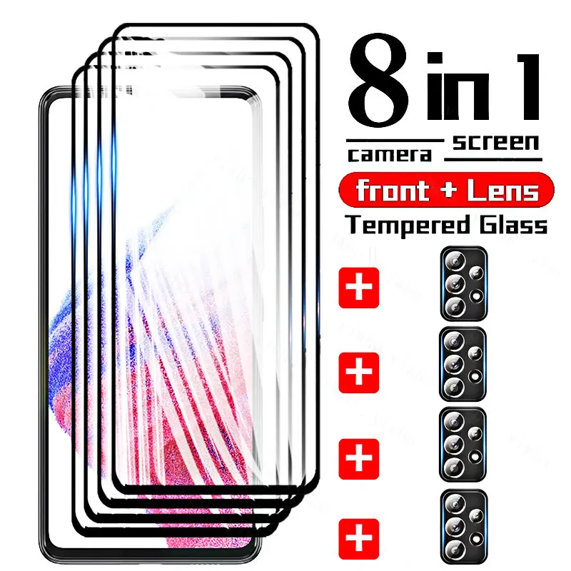 Tempered Glass for Samsung Galaxy A53 5G Screen Protector Camera Lens A73 A72 A52 A52s Protective Glass Film