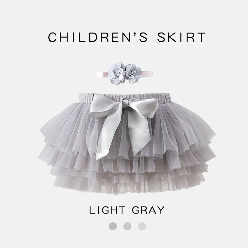 1 قطعة ربيع الخريف الفتيات تنورة الأميرة الأطفال رقيق تنورة الاطفال الباليه الرقص الملابس حفلة الرضع PP بانت حقيبة الطفل ضرطة بانت