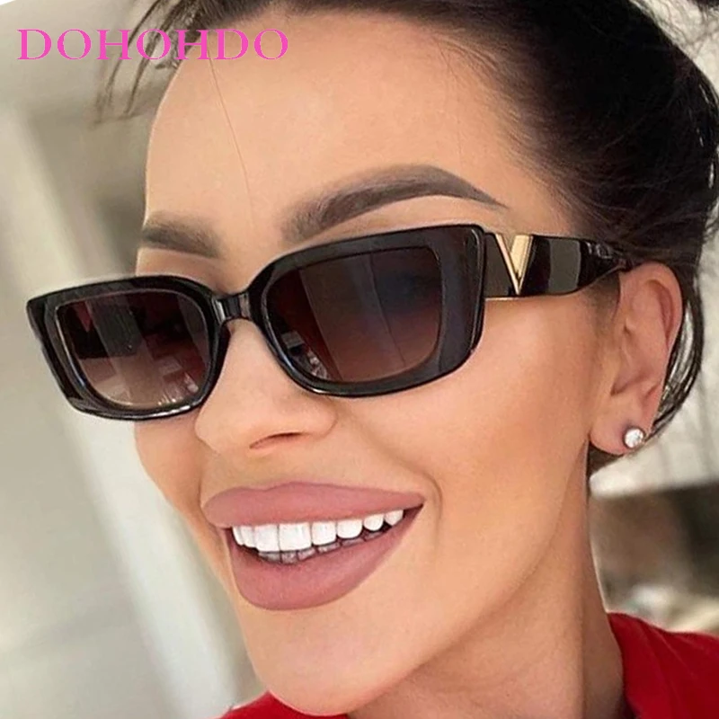 

Fashion Brand Designer Small Square Sunglasses Women Men Retro Punk Anti-Glare Eyewear Summer Traveling Driving Eyeglasses UV400