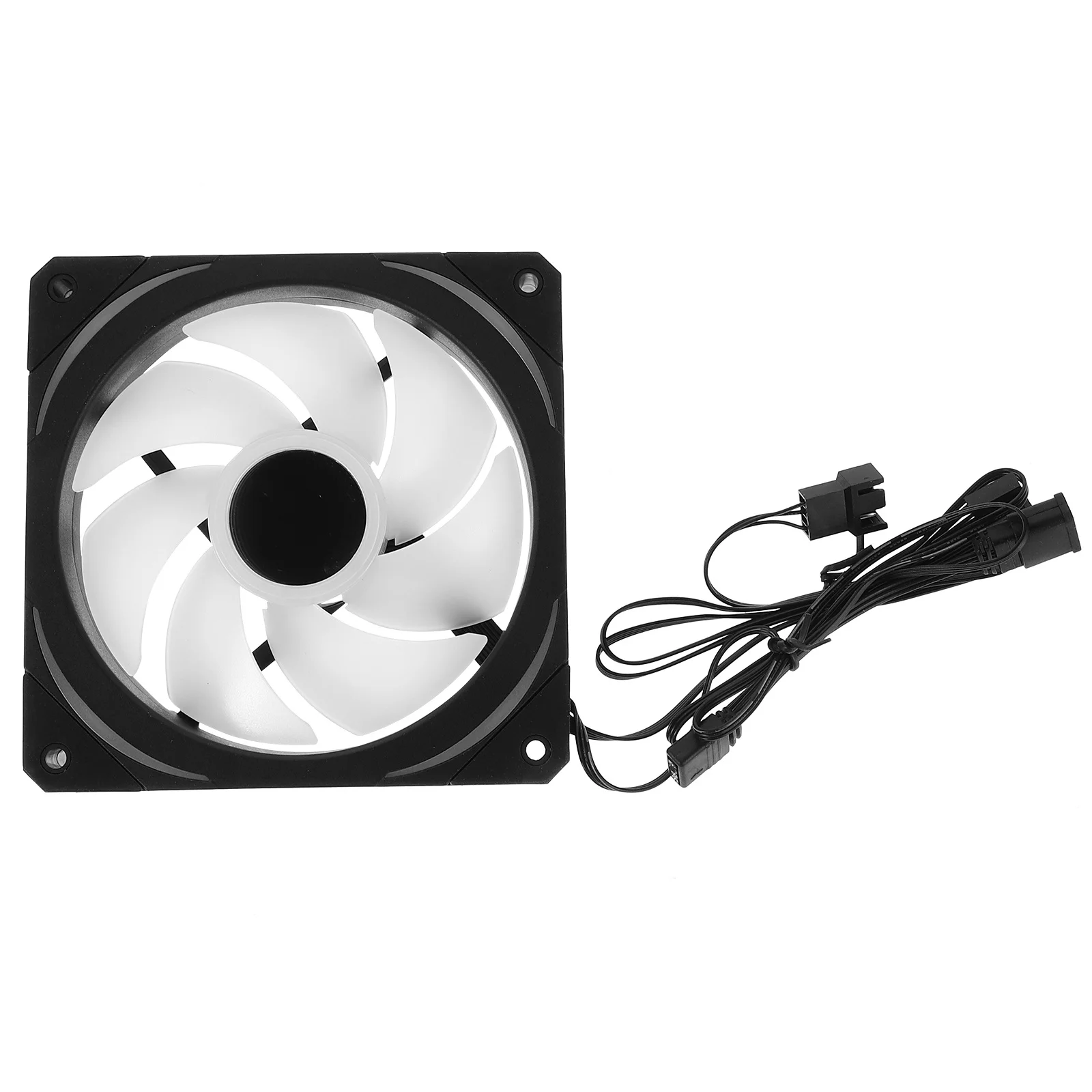 

V120 Argb Case Fan Curved Mirror Design Silent Operation for Desktop Pc Cooling Rgb Effects Argb Case Fans