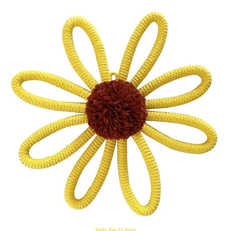 

Bohemian Sun Flower Wall Hanging Ornament for Baby Girls Bedroom Decorations