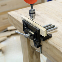 Quick-Release Bench Vise, Rapid Action Clamp-on Woodworking Vise for Carpenter Workbench