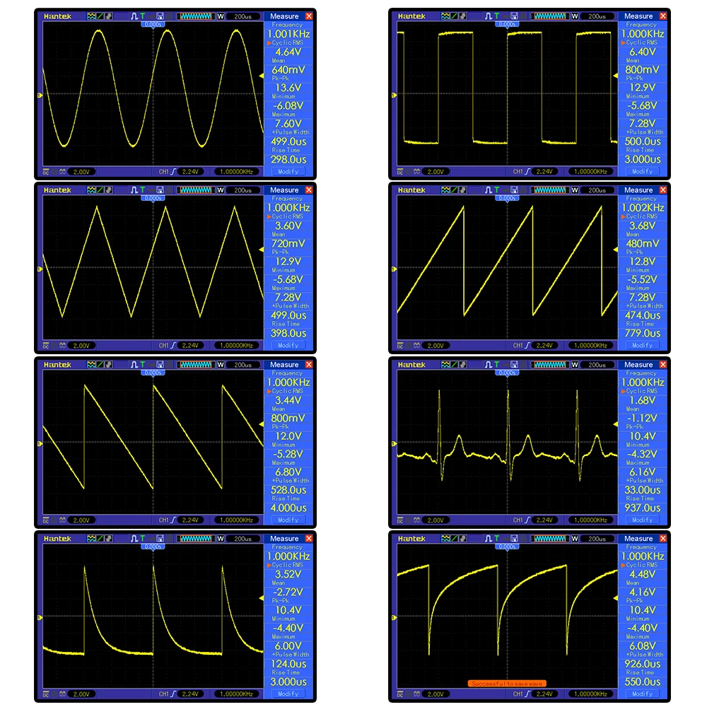 Generator sygnału DC 4 ~ 9V 0,01 ~ 500KHz Wysoka precyzja Regulowana funkcja DDS Generator przebiegów Schumann Wyjście wielu przebiegów