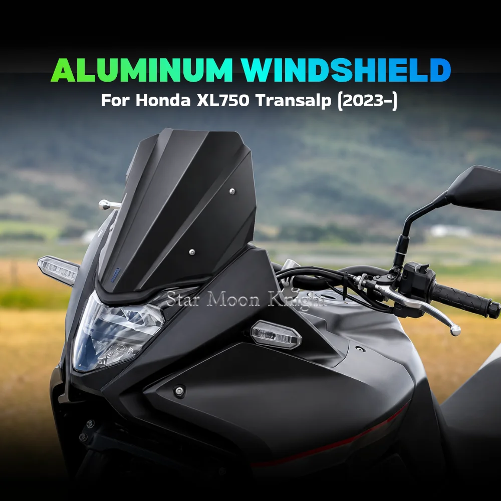 Aluminum Wind Deflectors Windshield Windscreen For Honda XL 750 TRANSALP XL750 Transalp 2023 2024 2025 2026 Accessories