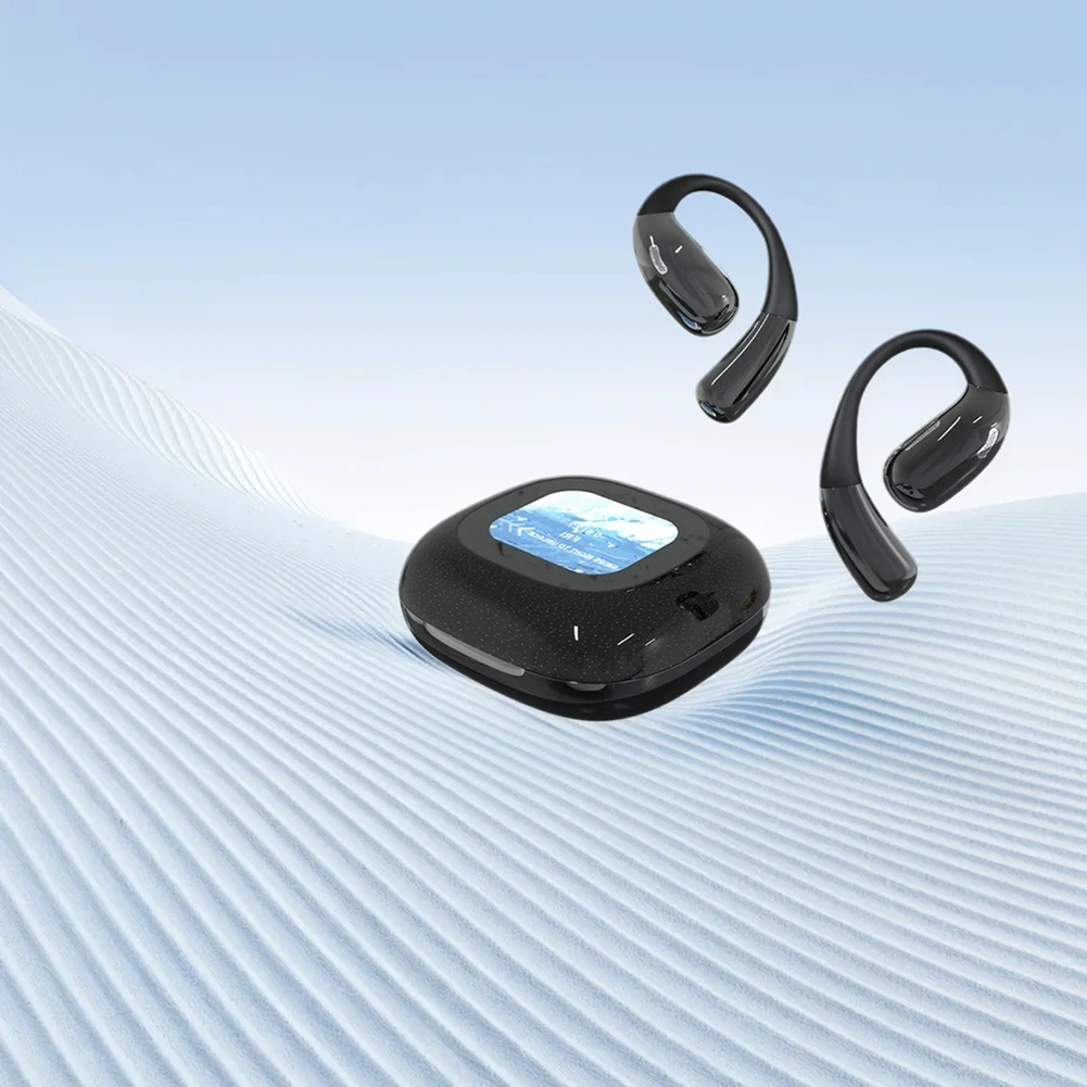 Earhook Sports Headphones Bluetooth-Compatible 5.3 Noise Cancelling Wireless Earbuds Sport Earphones for Workout Driving Running