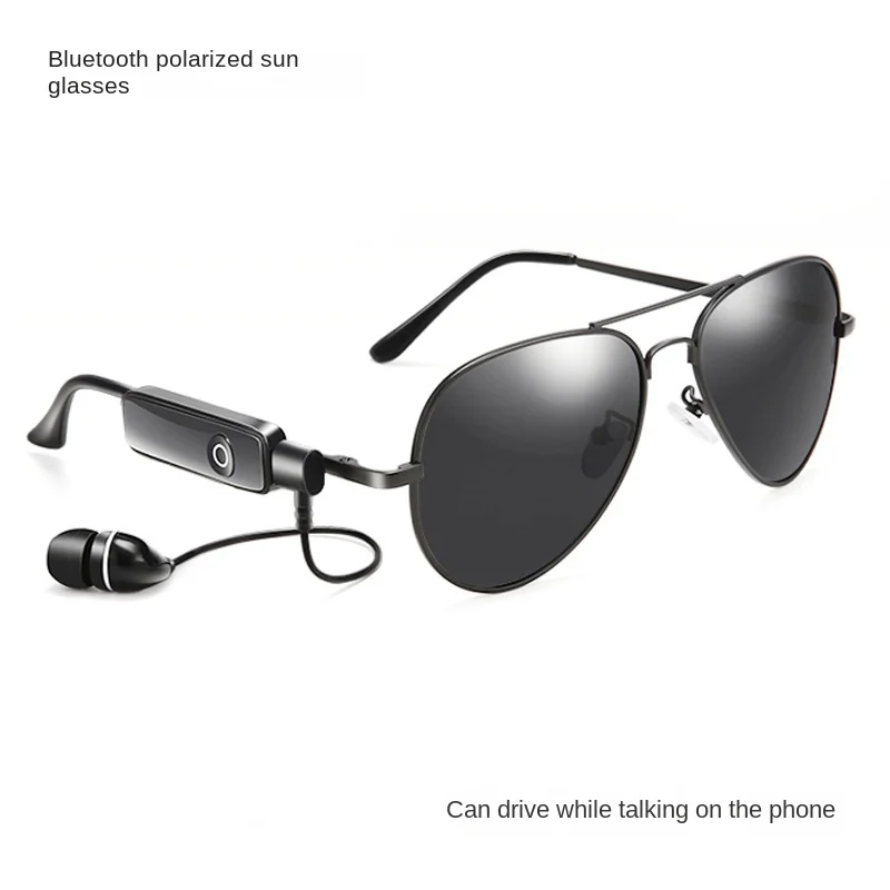 Smart Bluetooth earphone sunglasses music call frog mirror polarized sunglasses smart glasses male trend