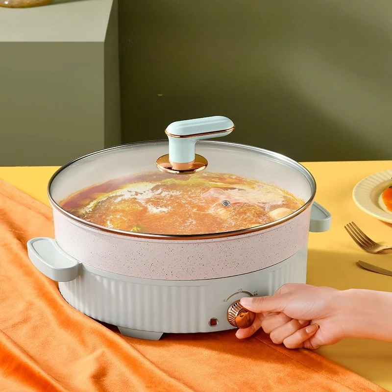 

Household large-capacity electric cooking pot, multi-functional integrated pot, non-stick pot