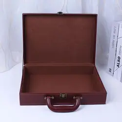 Film Television Production Script Box Archive Materials Book Storage Gift Box Magazine 34X24X8.5CMLeather Box Briefcase