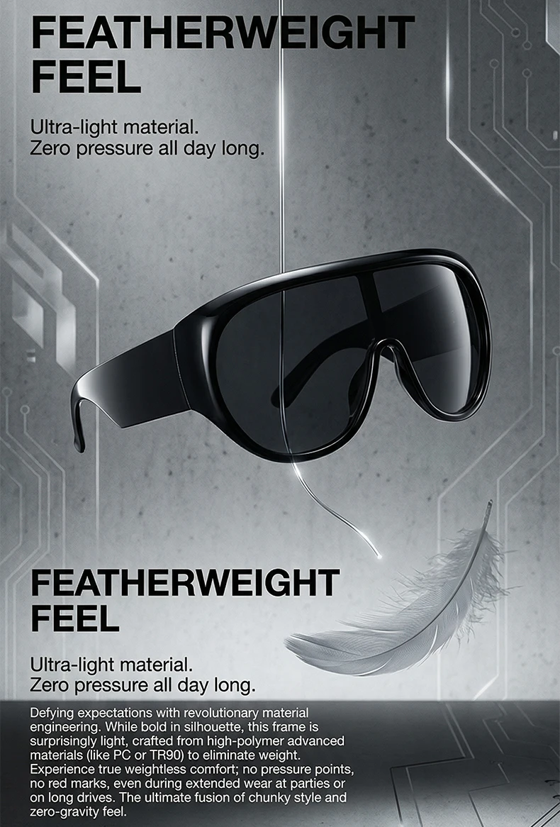 Y2K Übergroße Schutzbrille für Damen, Futuristisches Visier, Einteilige Steampunk-Brille mit Großem Rahmen, Punk-Sonnenbrille, Winddichte Eyewear – Detail 9