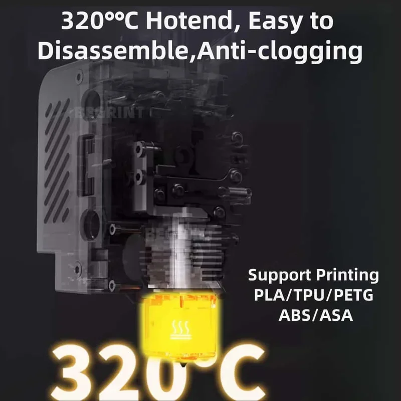 Voor Anycubic Kobra S1/Kobra-S1 Combo Hotend Kit 0.2 0.4 0.6 08mm Gehard Staal Messing Mondstuk printkop S1C 3D Printer Onderdelen