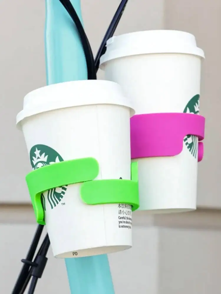 AliExpress ESLNF Nylon Colorful Folding Coffee Cup Stand Non-Drilling Water Bottle Cage Bicycle Accessories