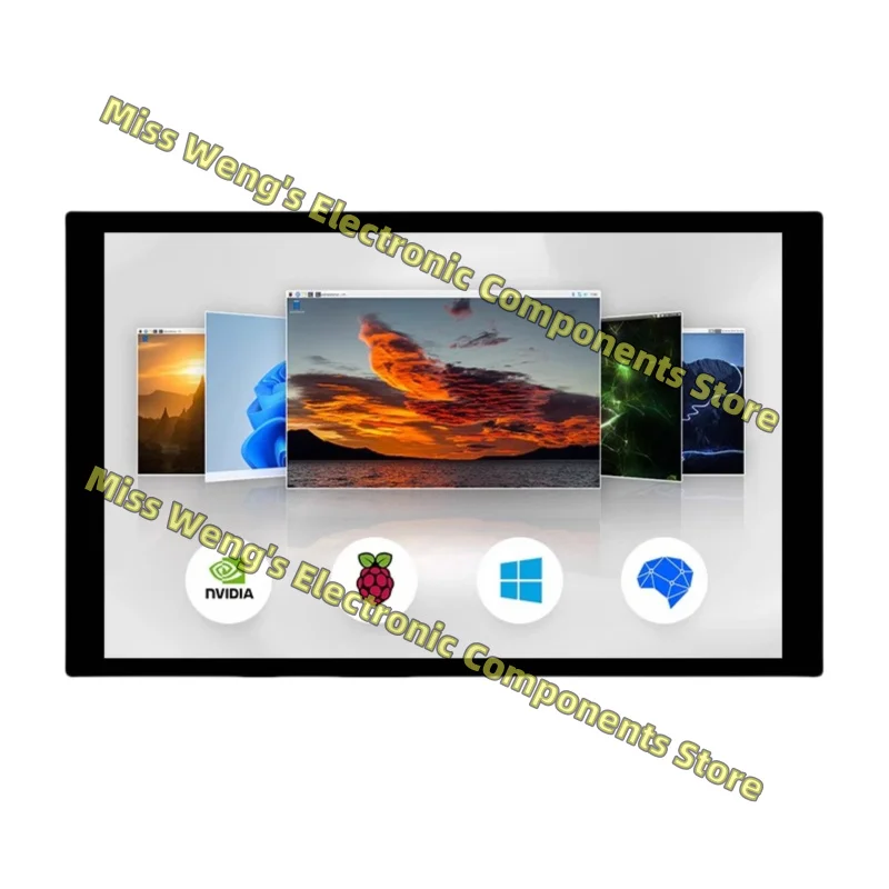 

8-дюймовый полностью прошитый емкостный сенсорный экран высокой четкости IPS-экран HDMI-экран, 8DP-CAPLCD