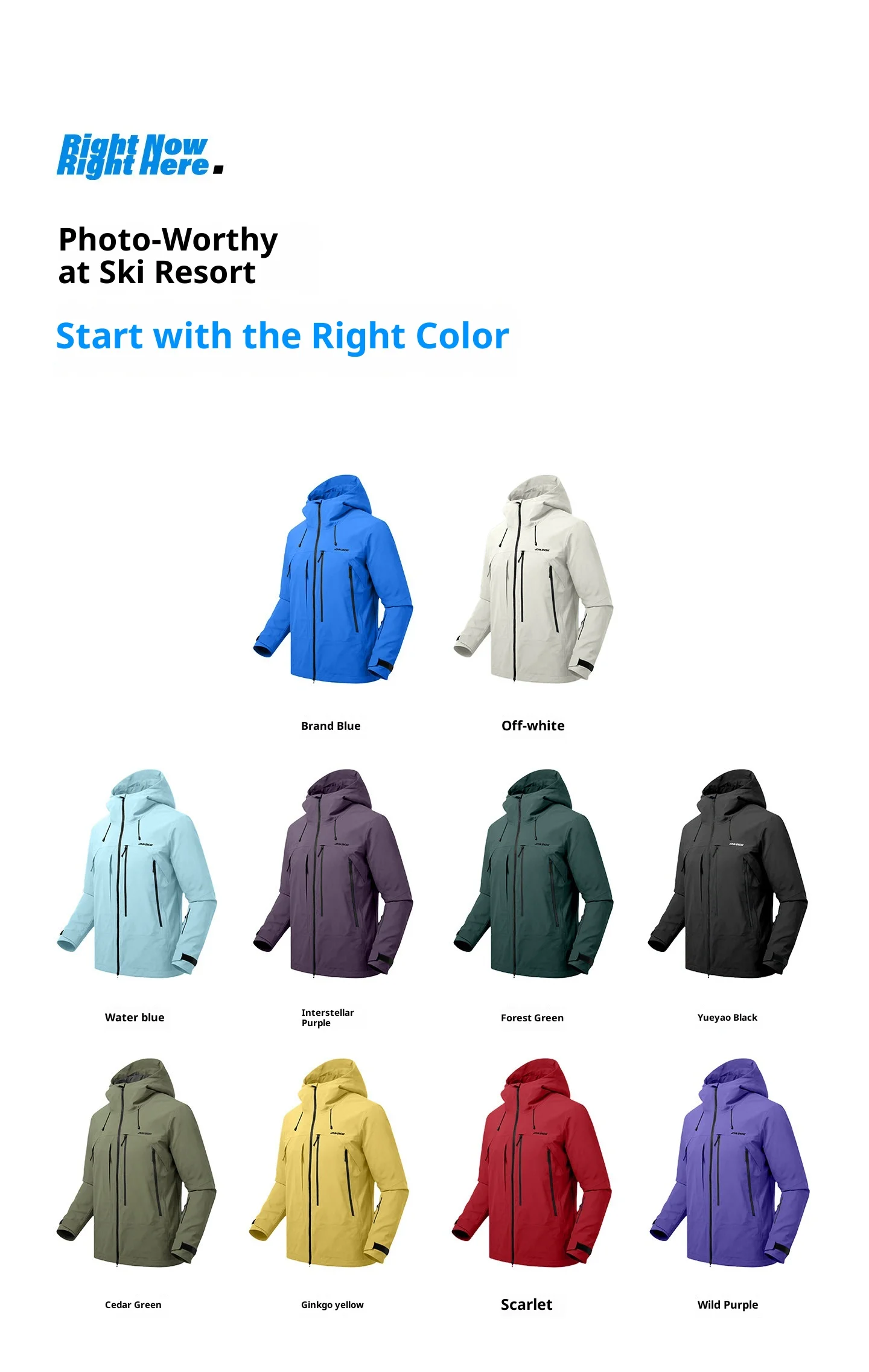 2026 John Snow Unisex Lose Skijacke Vollständig Versiegelt Wasserdicht Winddicht Warme Snowboardjacke für Männer und Frauen Winter Outdoor – Detail 17