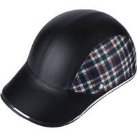 Light Baseball Cap Style Bicycle Helmet Adjustable Strap Safety Cycling Helmet Half Face Anti-UV Bike Hard Hat Summer