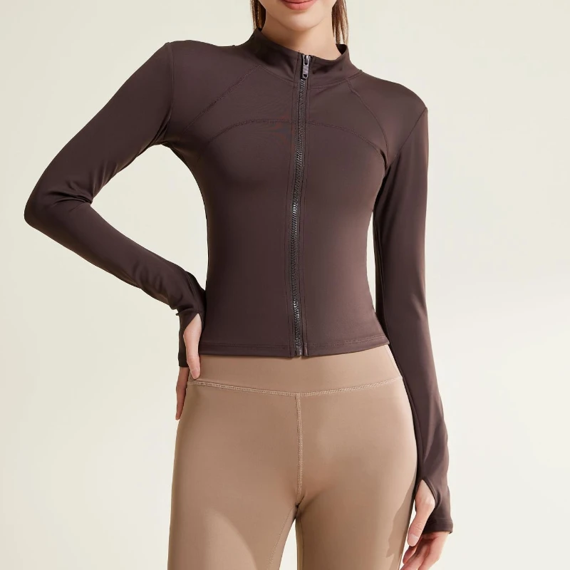 MIML Sport Top Fitness Women Yoga Clothing Uv Protection Fitness Slimming Light Sunscreen Clothing Workout Tops for Women Jacket