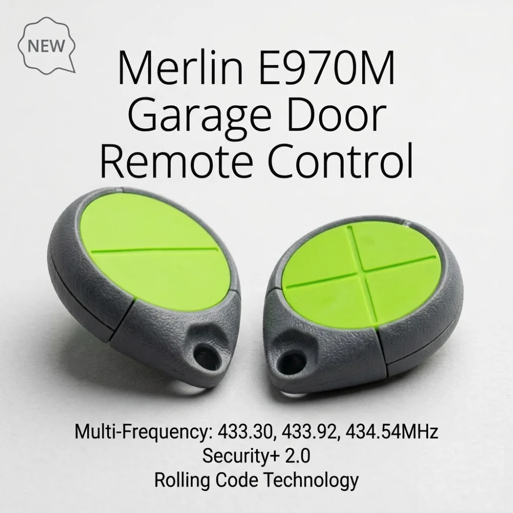 Merlin E970M Garagentor-Fernbedienung Security+ 2.0 & Security+ Rolling Code für MT110MYQ MT120EVOPS MT50EVO MR/MT Serie