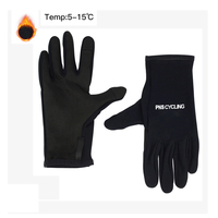 New Winter Windproof Thermal Fleece PNS Cycling Gloves Touch Screen Riding MTB Bike Gloves Full Fing