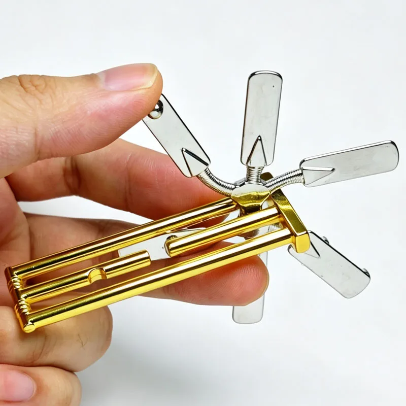 Magic Baffling Cast Metal Brain Teaser Puzzles Disentanglement Mind Challenge Toys Novelty Educational Gifts For Adults & Kids view 2