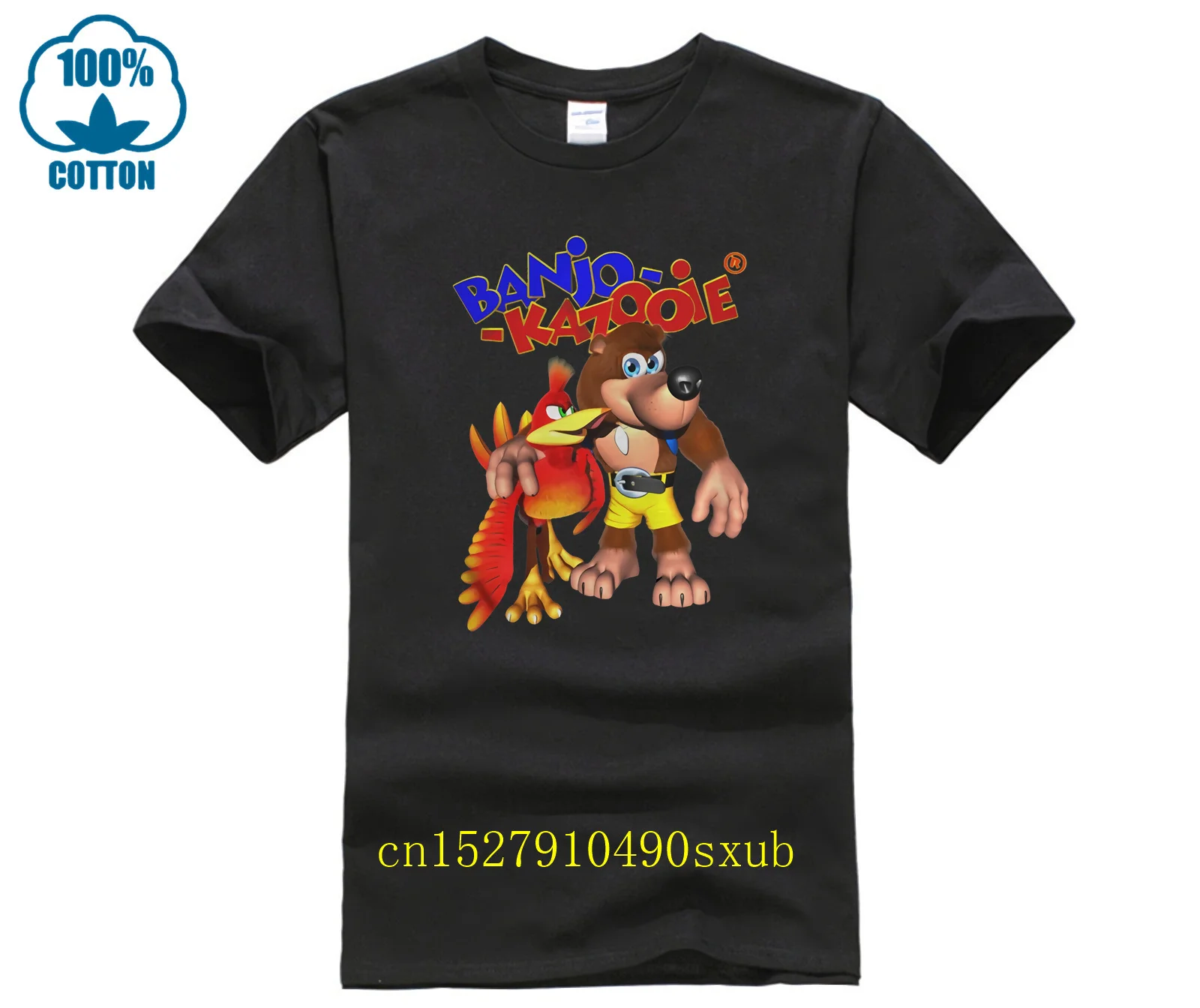 Camisetas divertidas, camisetas divertidas, camiseta Banjo Kazooie, camiseta de moda 2024, camiseta para hombre