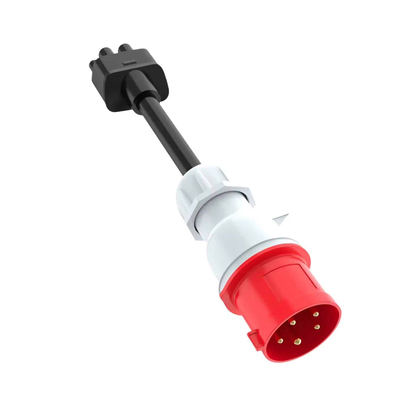 

Адаптер для зарядки электромобиля для мобильного разъема, зарядная вилка, быстрое подключение, компактный сменный преобразователь 32A