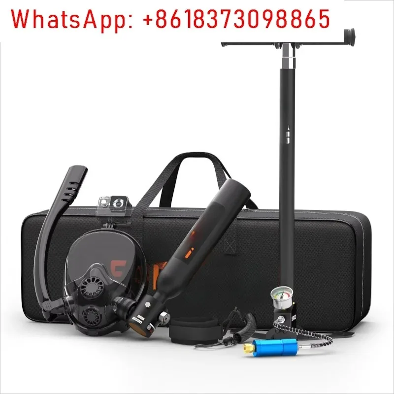 Draagbare duikverluchting K2 snorkelmasker volledig masker zwembril set