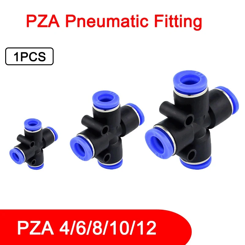 PZA Series Air Fitting High Quality Fittings for Hose 4-12MM Male Thread BSP 1/4 