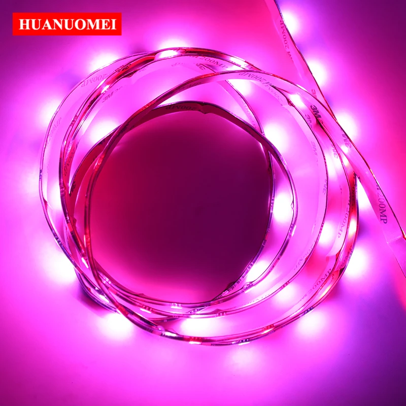 32LEDs/M HD107S Waterproof Outdoor Solar LED Strip Addressable RGB Tape 5050 SMD Flexible BLACK PCB Decor Digital Lamp 5V IP65