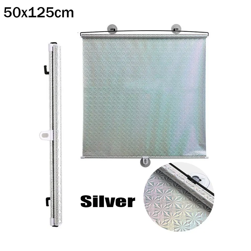 

Car Window Sun Visors Universal Sunshade Cover Blackout Curtain Window Roller Curtains Sunshade Roller Blinds Roller Blinds
