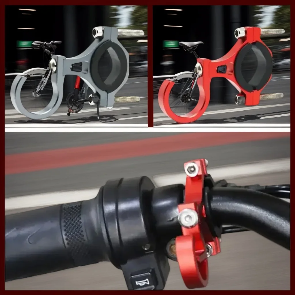 Aluminum Alloy Adjustable Multi-Function Motorcycle/Bicycle Hooks – for Handlebar, Seat or Helmet (Durable & Versatile)