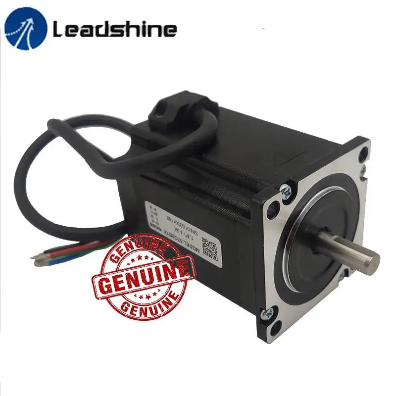 100% GENUINE Leadshine 57CM21X NEMA23 Stepper Motor 4A Current 8mm Shaft Replace Old 57HS21A Work With Drive DM542 or DM556S