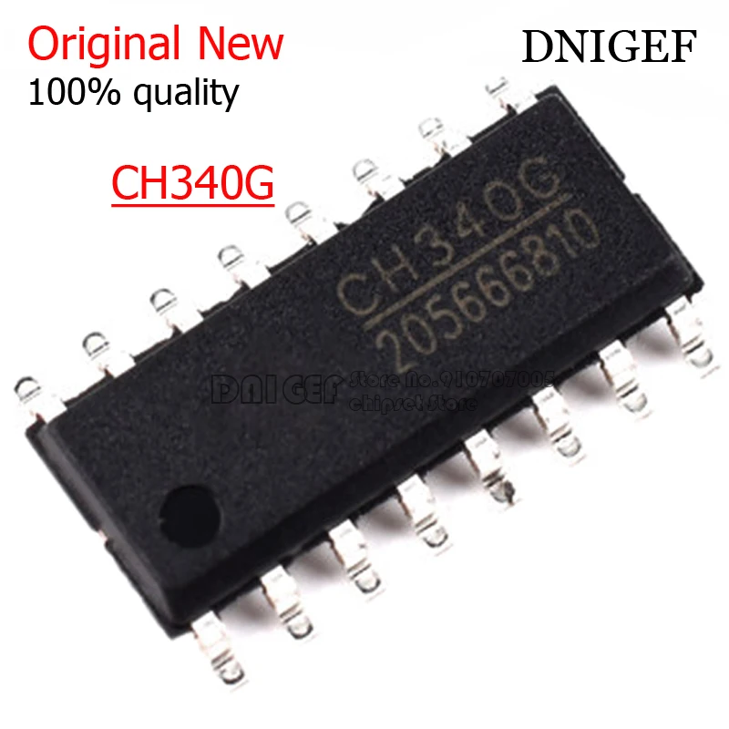 100% Новый чипсет CH340G CH340 340G SOP-16