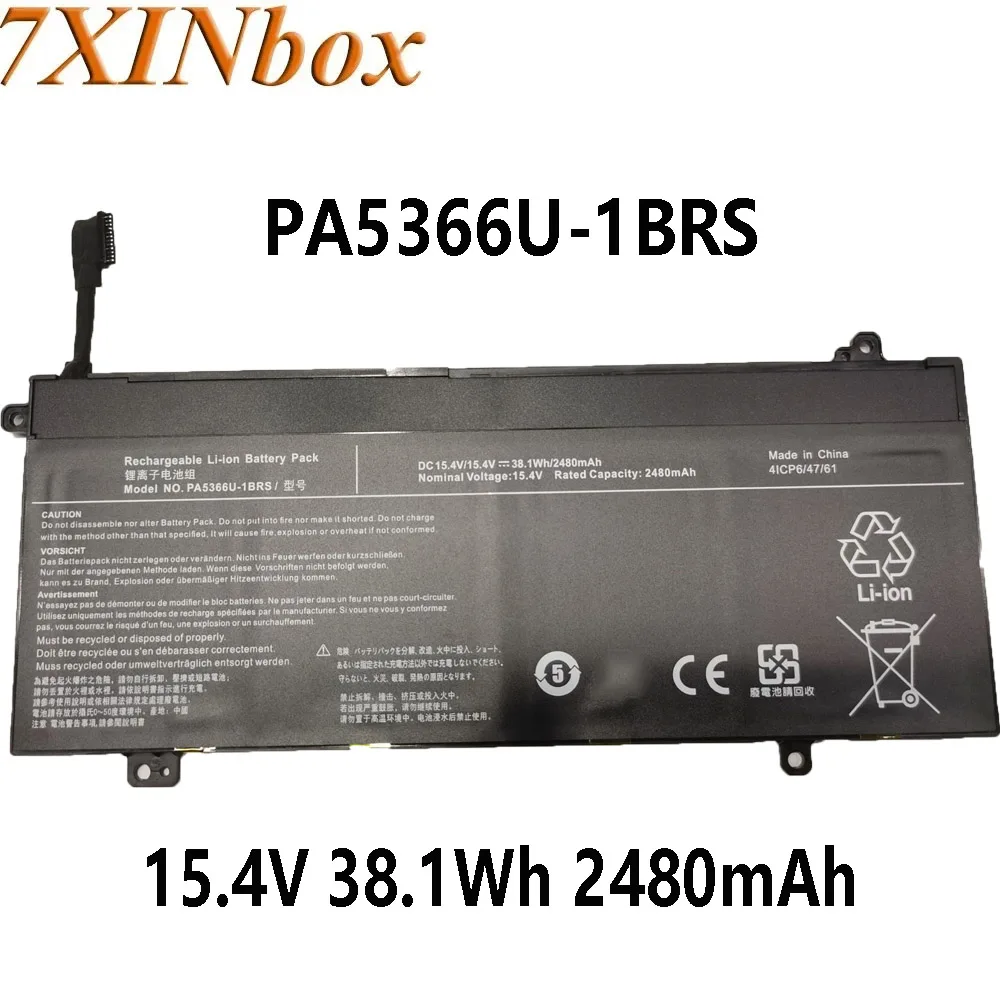 

7XINbox PA5366U-1BRS 15.4V 38.1Wh 2480mAh Laptop battery for Toshiba Dynabook Pro L50-G-11H L50-G-10A L50-G