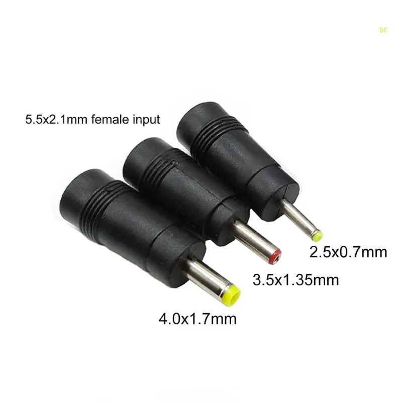 Micro USB Female to 5.5x2.1mm Male Power JackTo 4.0x1.7 3.5x1.35 3.5x1.3 Dropship