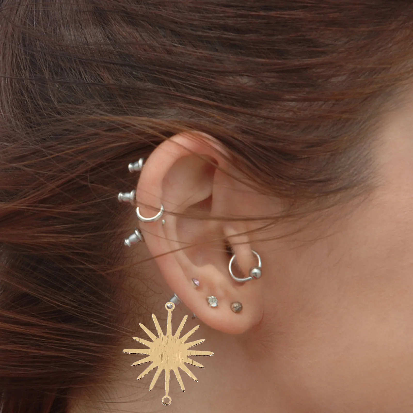 

30 шт., геометрический полый кулон, сделай сам, изготовление ювелирных изделий, подвески, звезда, луна, солнце, сплав, ретро ожерелье, браслет, серьги, подарки, аксессуары