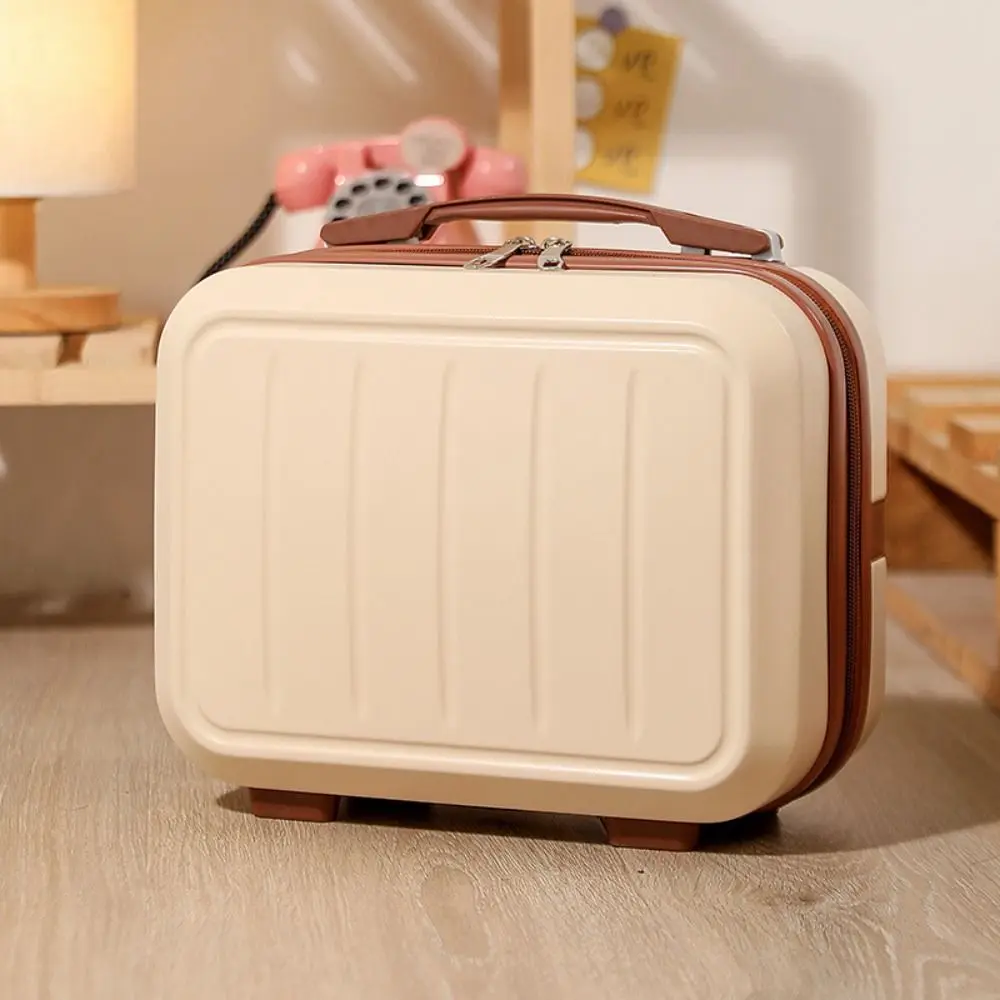 14 inch Multi-funcional Portable Mini Travel Suitcase Cosmetic Box Hand Luggage Organizer Case Small Storage Bag Boarding Case