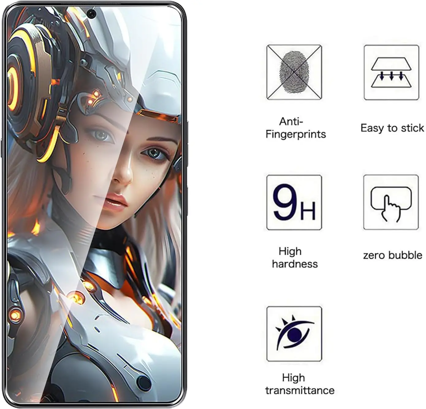 3-in-1 Case + Camera Tempered Glass On For Cubot Max 5 Screen Protector Glass For Cubot Max 5