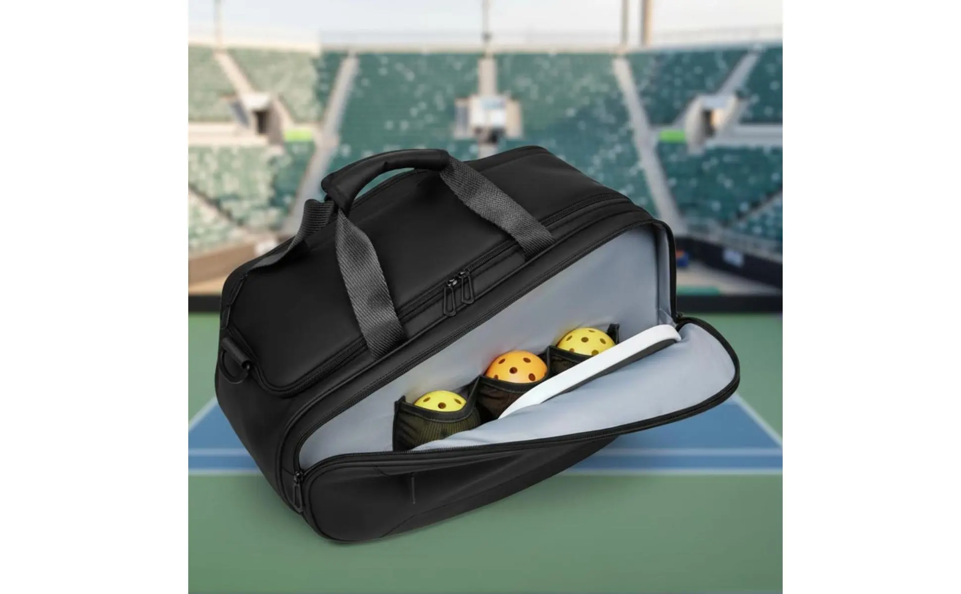 Pickleball Bag Large Capacity Pickleball Backpack Transformable Athletic Bag Multi-Functional Separate Shoe Compartment