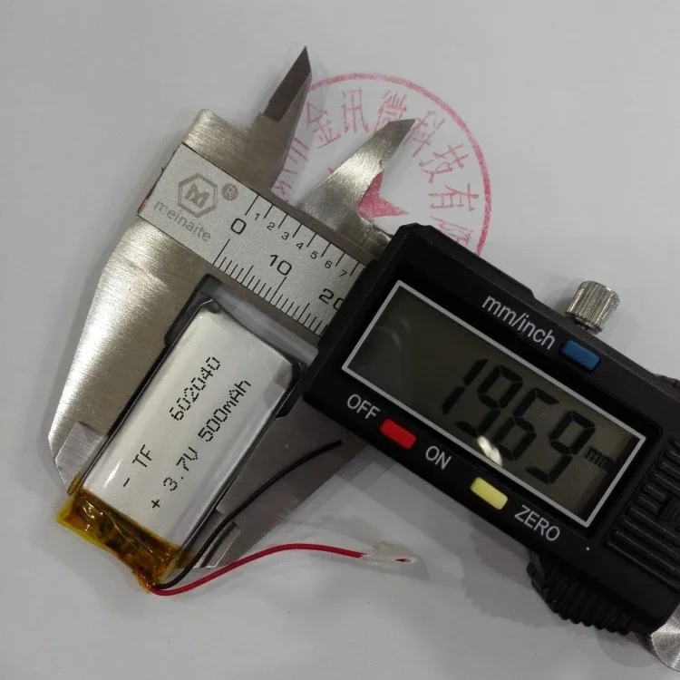 Точечный считыватель, ручка-рекордер, встроенная батарея, литиевая батарея 3,7 В 602040   Измеритель кода развертки интеллектуальный прибор 500 мАч перезаряжаемый