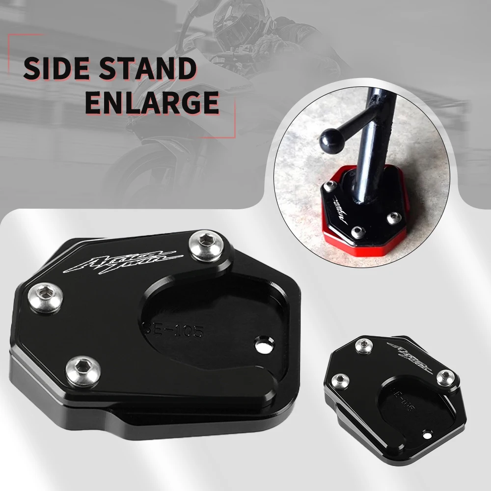 

2023 2022 2024 Motorcycle Accessories FOR Honda XRV750 XRV 750 RD07 Africa Twin All Year Side Stand Enlarge Kickstand Foot Pad