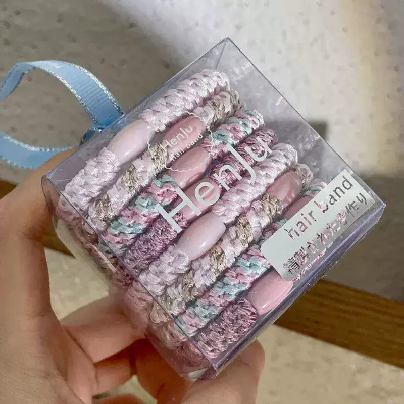 2026 New Erling Haaland Hair Ties 8-Pack Premium Elastic Ponytail Holders No-Snag Durable Rubber Bands for Bun & Pony