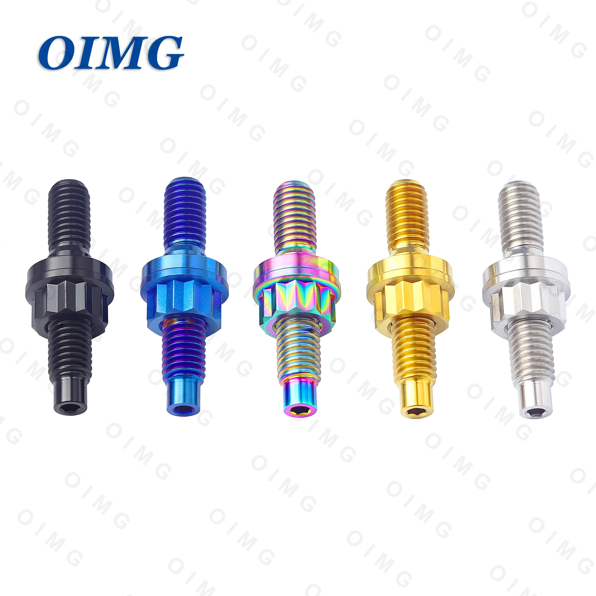 Titanium Bolt M8 10x45mm Automotive Exhaust Intake Manifold Turbo Stud Kit Bolts Screws