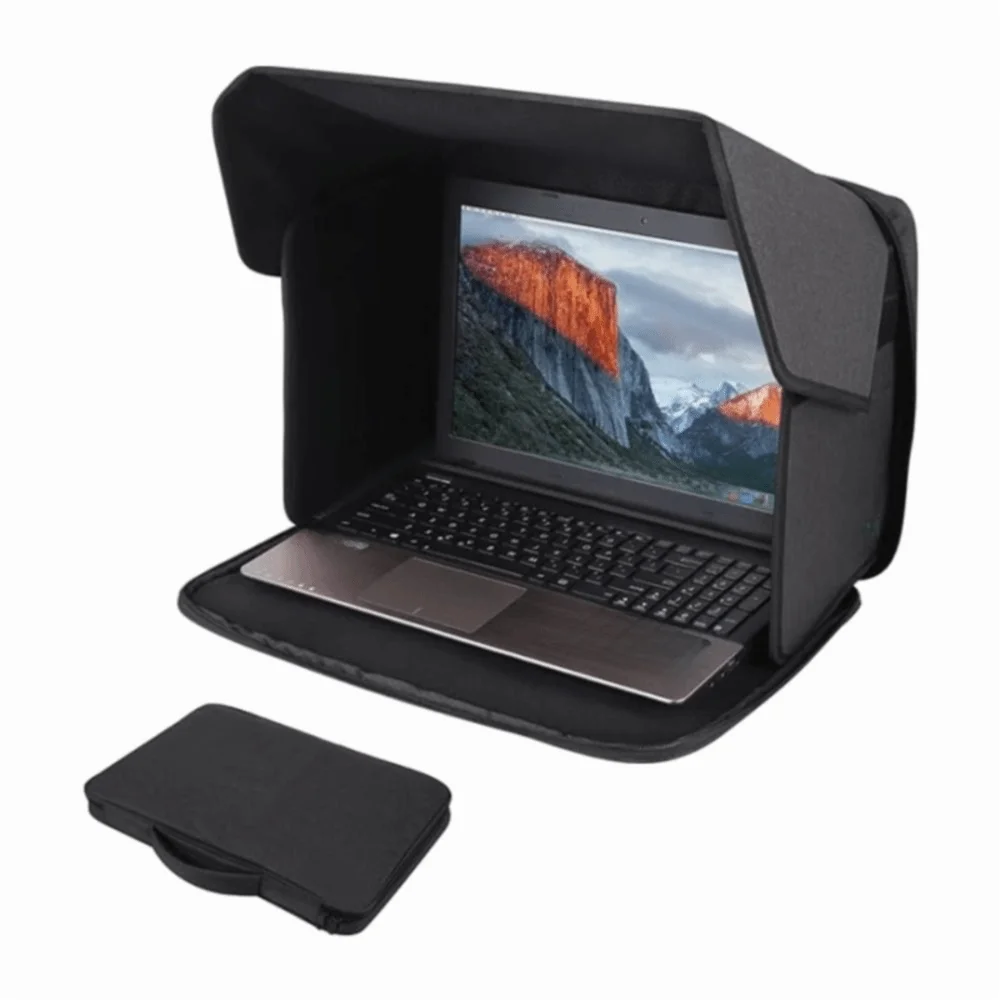 New Foldable Laptop Sun Shade 12-16inch Multi-functional Privacy Screen Hood Portable Privacy Shield Cover Outdoor